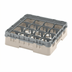 Thumbnail image #2 for Cambro Camrack Full Size 16-Compartment Glass Rack with Soft Gray Extender, Beige