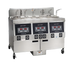 Thumbnail image #1 for Henny Penny OFE-323.0 Electric Three-Well Open Fryer with Built-In Filter System