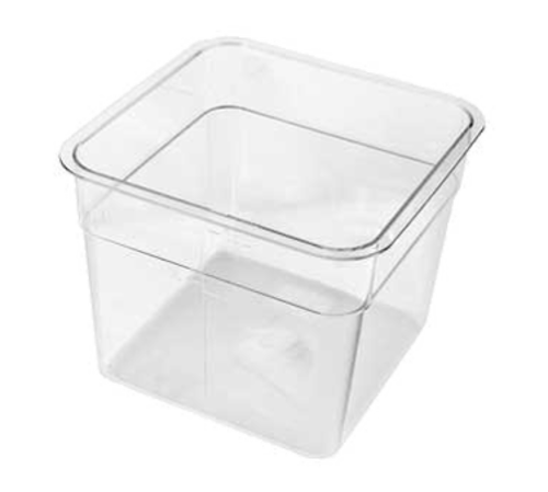 Product image #1 for Crestware 4 Qt Square Clear Polycarbonate Food Storage Container