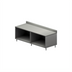 Thumbnail image #1 for BK Resources Stainless Steel Chef Table with Cabinet Base and 5-Inch Riser, 120 x 30 Inches