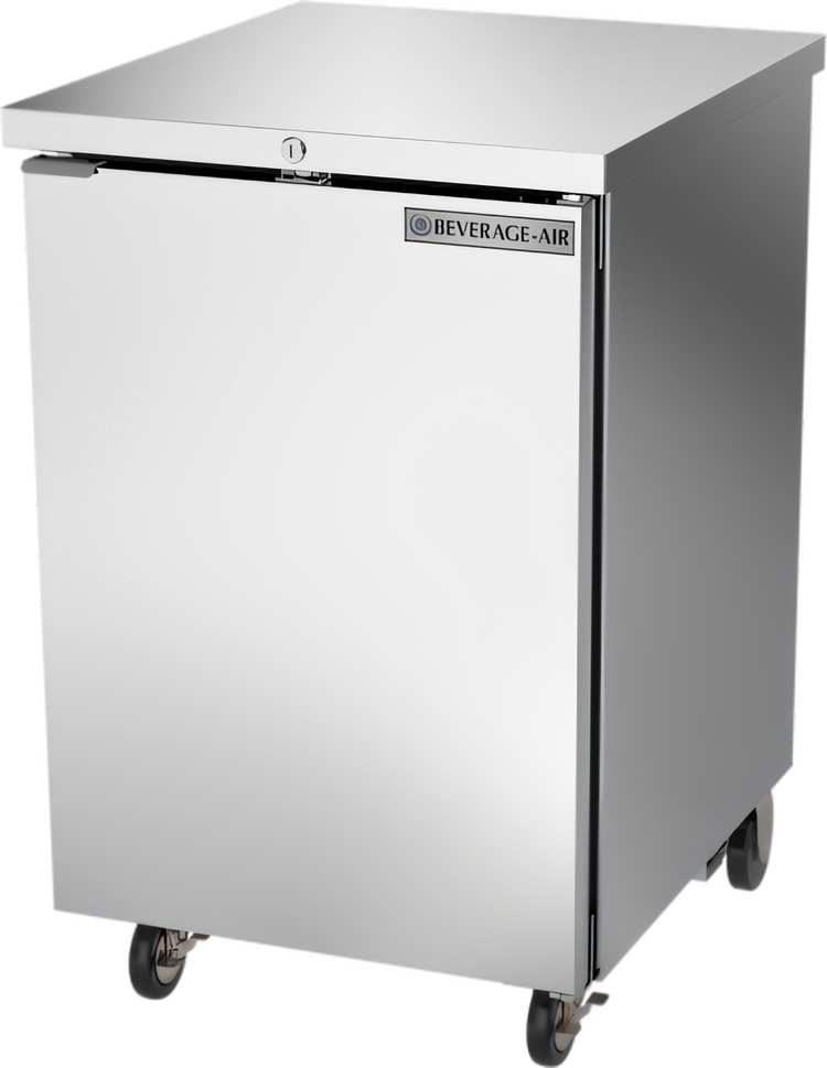 Product image #1 for Beverage-Air 24-Inch One-Section Food-Rated Refrigerated Back Bar Storage Cabinet with Solid Door, Stainless Steel