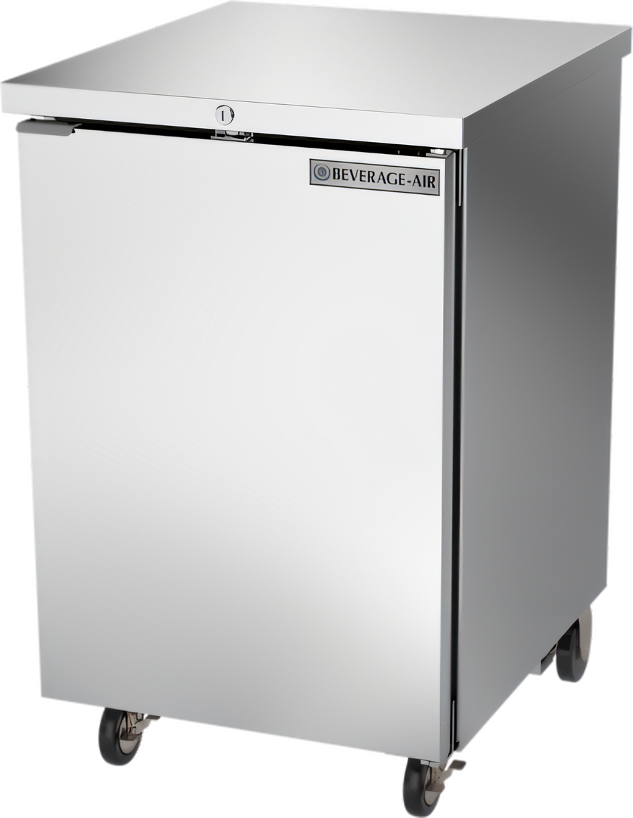 Product image #1 for Beverage-Air 24-Inch One-Section Food-Rated Refrigerated Back Bar Storage Cabinet with Solid Door, Stainless Steel