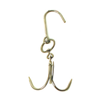 Thumbnail image #1 for Town Equipment MasterRange 248006 Three Star Stainless Steel Smokehouse Hook, Heavy Duty