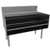 Thumbnail image #1 for Glastender Free-Standing Stainless Steel Underbar Liquor Steps, 42-Inch W x 24-Inch D, 4-Step