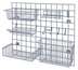 Thumbnail image #1 for Quantum Store Grid Light-Duty Wall-Mounted Shelving Starter Kit with 36 x 30 in. Panel and Accessories