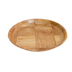 Thumbnail image #1 for Crestware 8-Inch Round Natural Woven Wood Serving Tray
