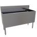 Thumbnail image #1 for Glastender 48-Inch Extra Deep Stainless Steel Underbar Ice Bin/Cocktail Unit with 10-Circuit Cold Plate and Right-Side Bottle Well Storage
