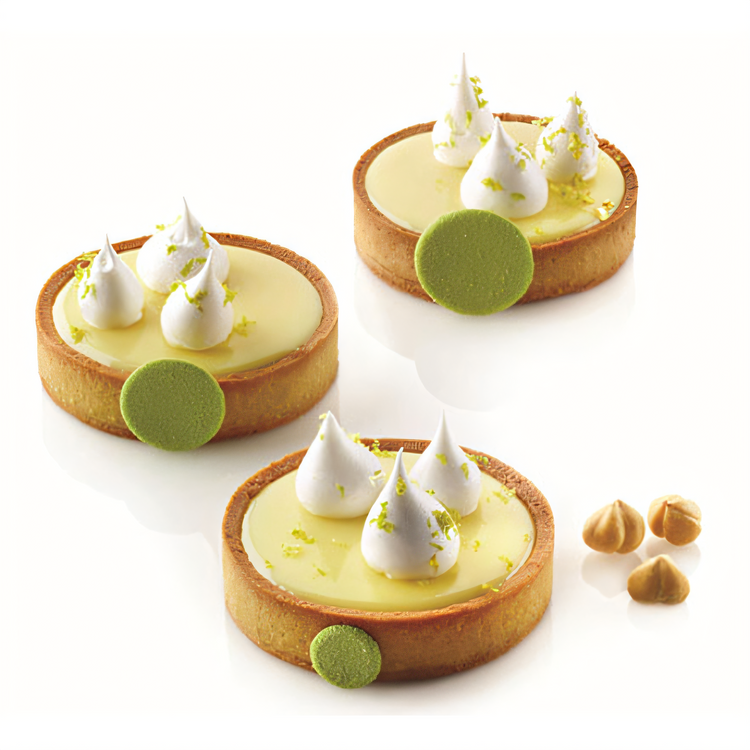 Product image #2 for Silikomart Round Silicone Tart Mold, 3-Inch Diameter x 0.8-Inch High, Non-Stick