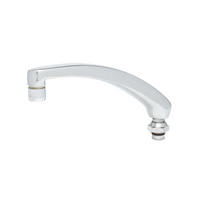 T&S Brass 8-Inch Swivel Cast Faucet Spout with 2.2 GPM Aerator