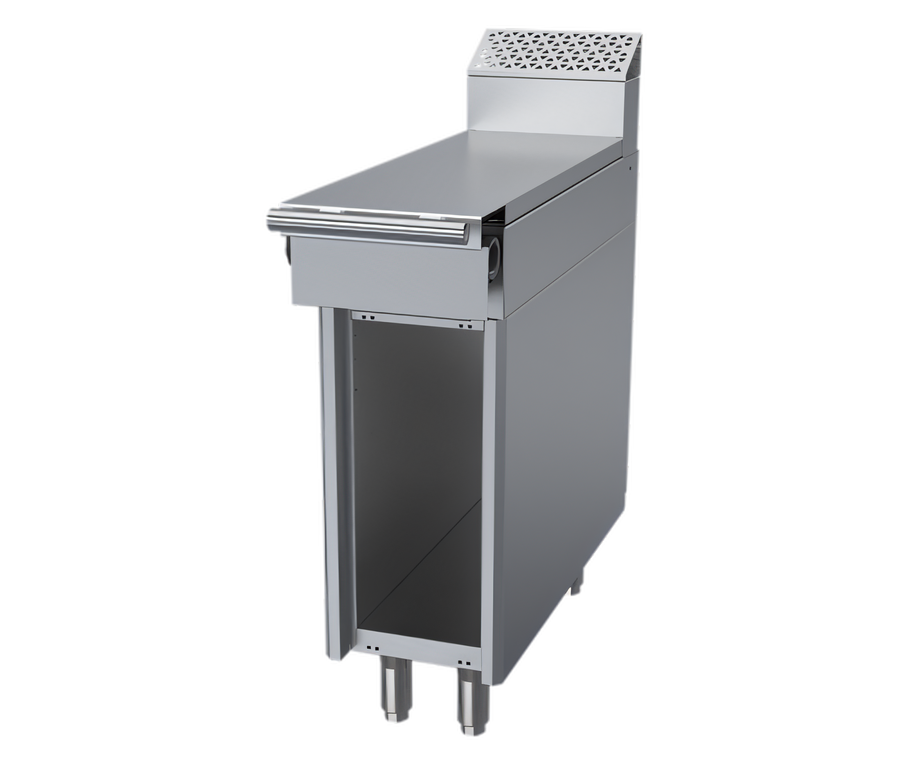 Product image #1 for Garland Cuisine 12-Inch Heavy-Duty Stainless Steel Spreader Cabinet with Open Base and 7-Inch Backguard