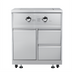 Thumbnail image #1 for KoolMore 32-Inch Outdoor Kitchen 2-Burner Liquid Propane Side Burner with Bottom Cabinet, Stainless Steel