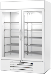 Beverage Air MMF49HC-1-W-IQ MarketMax™ Glass Door Merchandisers