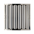 Thumbnail image #1 for Krowne S2520 Stainless Steel Baffle Grease Hood Filter, 24-1/2"H x 19-1/2"W Actual, 25" x 20" Nominal, 1-3/4" Thick