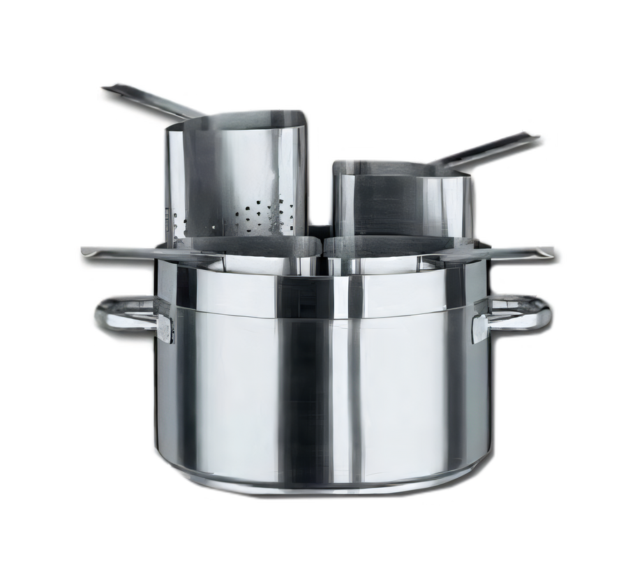 Product image #1 for Centurion Four-Segment Pasta Insert Basket, 5.5 Quart, Induction Ready, Brushed Stainless Steel