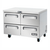 Thumbnail image #1 for Migali Competitor Series 48-Inch Undercounter Work Top Freezer with 4 Drawers, Stainless Steel