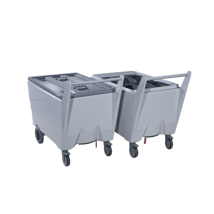 Product image #1 for ITV Ice Makers EC-250 247-lb Polyethylene Ice Caddy with Cover and Drainage System