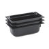 Thumbnail image #1 for Vollrath Super Pan 1/3 Size Gastronorm 4-Inch Deep Black High-Temp Resin Food Pan