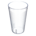 Thumbnail image #1 for Carlisle Stackable 32 oz Clear SAN Tapered Plastic Tumbler