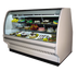 Thumbnail image #1 for Howard-McCray 40E Series Endless Design Curved Glass Dry Bakery Display Case with LED Lighting, 51.5 Inch, White