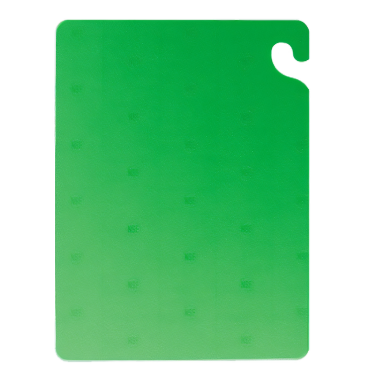 Product image #1 for Cut-N-Carry Green Co-Polymer Cutting Board with Food Safety Hook, 18 x 24 x 1/2 Inch
