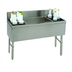 Thumbnail image #1 for Advance Tabco Prestige 48-Inch Stainless Steel Bar Ice Chest with 10-Circuit Cold Plate and Bottle Racks
