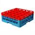 Thumbnail image #1 for OptiClean Full-Size 25-Compartment Dishwasher Glass Rack with 2 Red/Blue Extenders