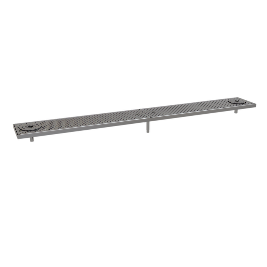 Product image #1 for Glastender Surface Mount Stainless Steel Drain Pan, 62-Inch x 8-Inch