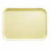 Thumbnail image #2 for Cambro Camtray® Rectangular Fiberglass Cafeteria Tray — 8-7/8 in x 25-9/16 in x 1 in, Lemon Chiffon