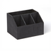 Thumbnail image #1 for American Metalcraft Black Poplar Wood 4-Compartment Rectangular Condiment Caddy