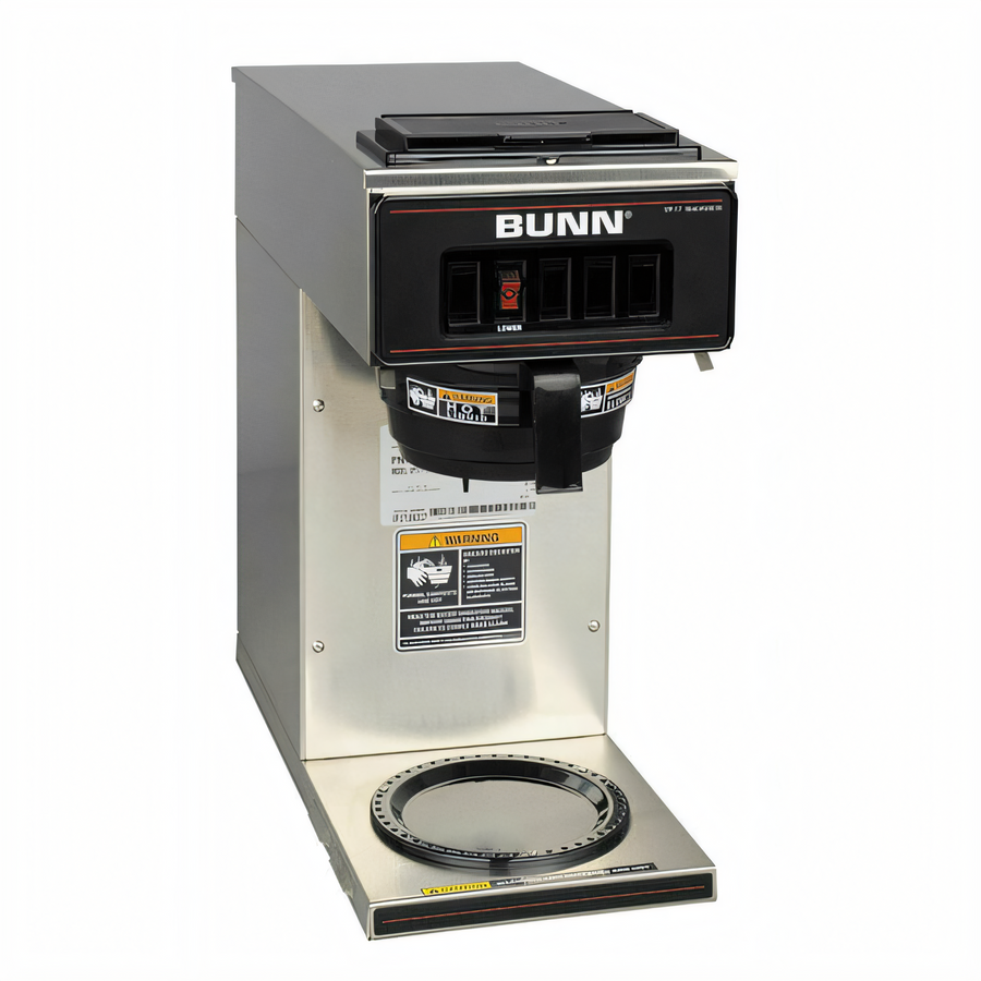 Product image #1 for BUNN VP17-1 SST Pourover Commercial Drip Coffee Brewer with 1 Lower Warmer