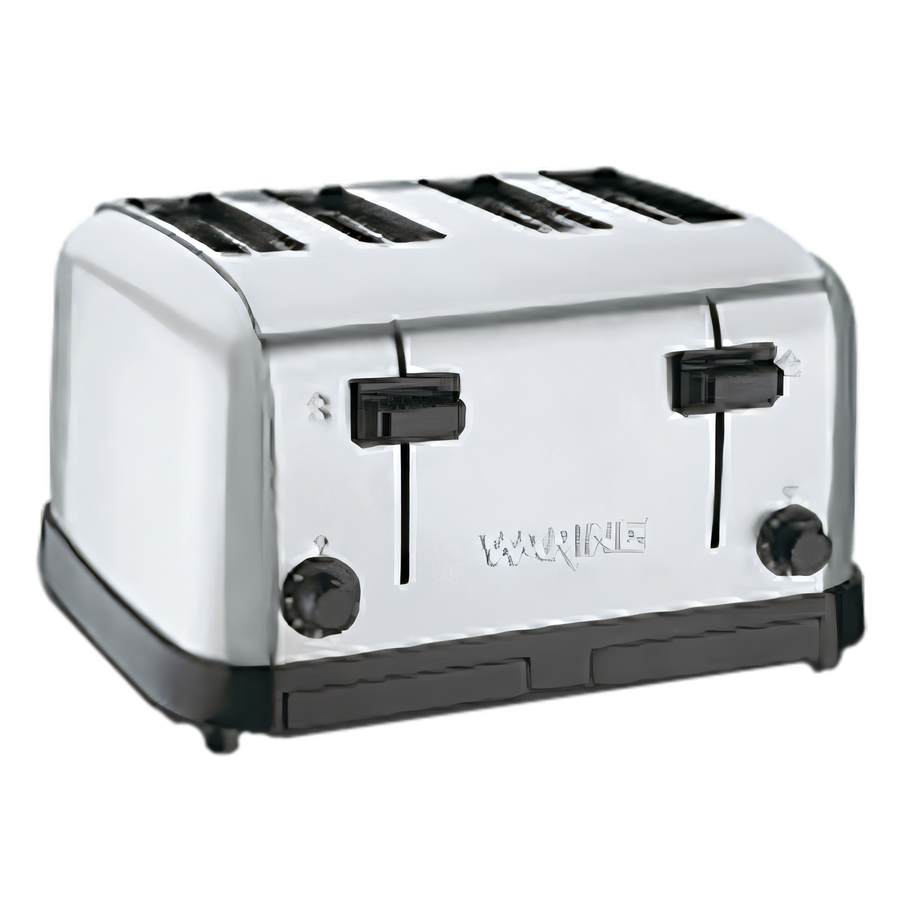 Product image #1 for Waring WCT708 Four-Slice Medium-Duty Commercial Pop-Up Toaster, Brushed Chrome, 120V
