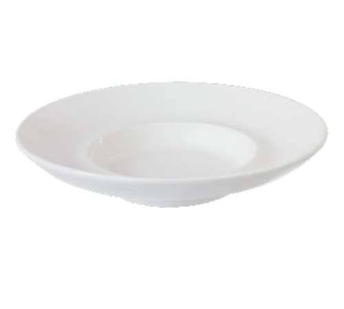 Product image #1 for Servizio 10-1/4-Inch Round Plate/Bowl Combo with Circle Center, Pearl White Fully Vitrified Ceramic