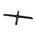 Thumbnail image #1 for Omcan 22 x 22-Inch Black Metal Cross Table Base for Column 43206