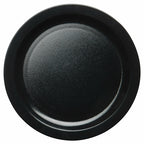 Thumbnail image #2 for Cambro Camwear® 825CWNR110 8-1/4-Inch Round Black Polycarbonate Narrow Rim Dinner Plate Case of 48