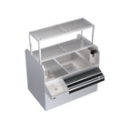 Thumbnail image #1 for Krowne Royal Series KRPT-54ARP-10 54-Inch Pass-Thru Underbar Ice Bin/Cocktail Station with Right-Side 10-Circuit Cold Plate