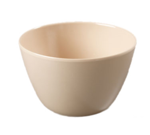 Product image #1 for Carlisle Kingline 8 oz Tan Melamine Bouillon Cup with Rolled Edge