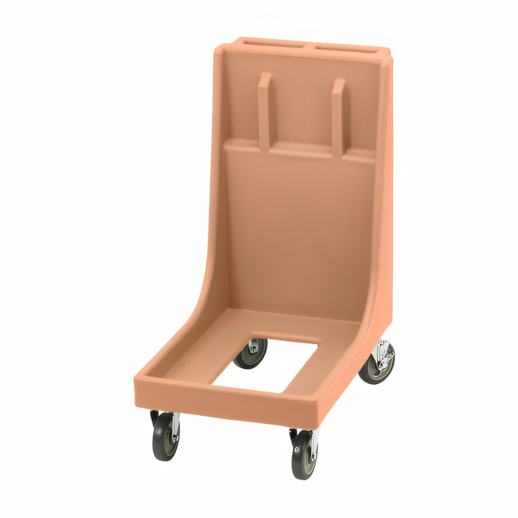 Product image #2 for Cambro Camdolly® Open-Frame Beverage Server and Carrier Dolly with Handle, 350 lb Capacity, Coffee Beige