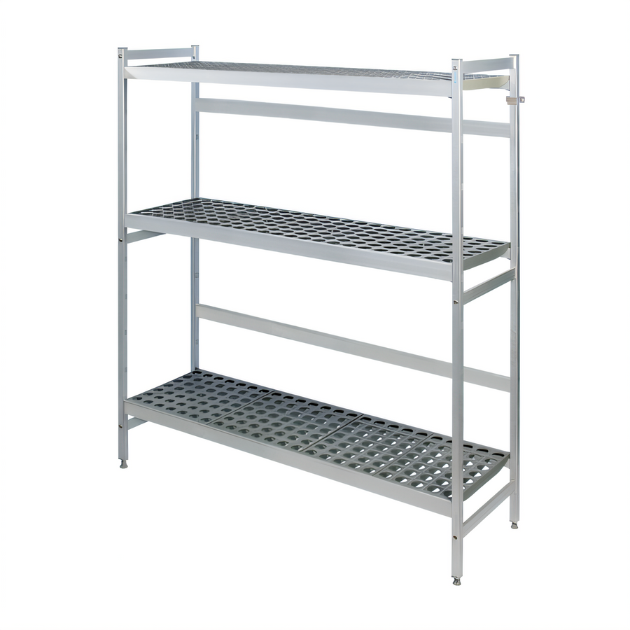 Product image #1 for Fermod 3-Shelf Aluminum Keg Rack, 4-Keg Capacity