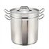 Thumbnail image #1 for 20 Qt Round Stainless Steel Double Boiler with Cover, Induction Ready