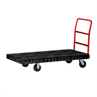 Rubbermaid Commercial Products FG446600BLA Platform Trucks