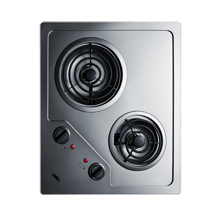 Product image #1 for Summit Commercial 21-1/4 Inch 2-Burner Radiant Electric Cooktop