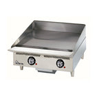 Thumbnail image #1 for Star (Middleby) Ultra-Max 824TA 24-Inch Countertop Gas Griddle, 1-Inch Steel Plate, Mechanical Thermostat, 60,000 BTU