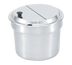 Thumbnail image #1 for Vollrath Kool-Touch Stainless Steel Hinged Notched/Slotted Cover for 11 Qt Inset and Double Boiler