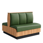 Thumbnail image #1 for ATSMFG ATS AT&S-AD-KR36-3CH GR6 Karender Standard Booth, double, 48" long x 36" high, 3-channel back, Upholstery and foam fitted over a computer-cut