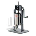 Thumbnail image #1 for Matfer Bourgeat N5700 Vertical Manual Sausage Stuffer, 6.6 lb. Capacity, Stainless Steel Tank, 3 Funnels
