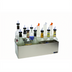Thumbnail image #1 for San Jamar Double Stainless Steel Keyhole-Mount Speed Rail, 10-Bottle Capacity