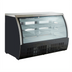 Thumbnail image #1 for Black Diamond 64-Inch Full Service Refrigerated Deli Case with Curved Glass, 3 Rear Doors, and 9 Shelves