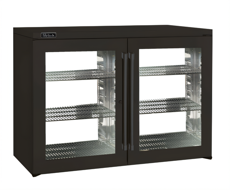 Product image #2 for Perlick PTR48 Pass-Thru Refrigerated Back Bar Cabinet, Two-Section, 48-Inch, Remote Refrigeration