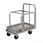 Thumbnail image #1 for Winco ALRK-3 Mobile Sheet Pan Truck, Single-Stack, 54 Full-Size or 108 Half-Size Pan Capacity, Aluminum, 5-Inch Swivel Casters