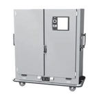 Thumbnail image #1 for Metro MBQ MBQ-180D-QH Two-Door Heated Banquet Cabinet, 180 Covered Plate Capacity, Quad-Heat Dual Fuel, Stainless Steel